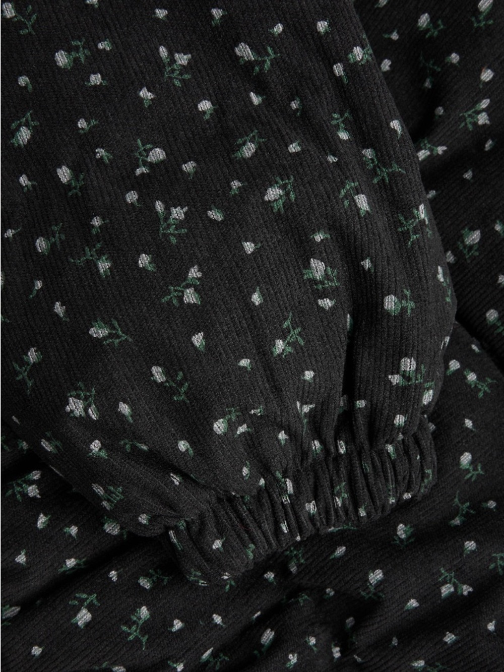 NWT Corduroy Floral Puffer - Picture 10 of 10